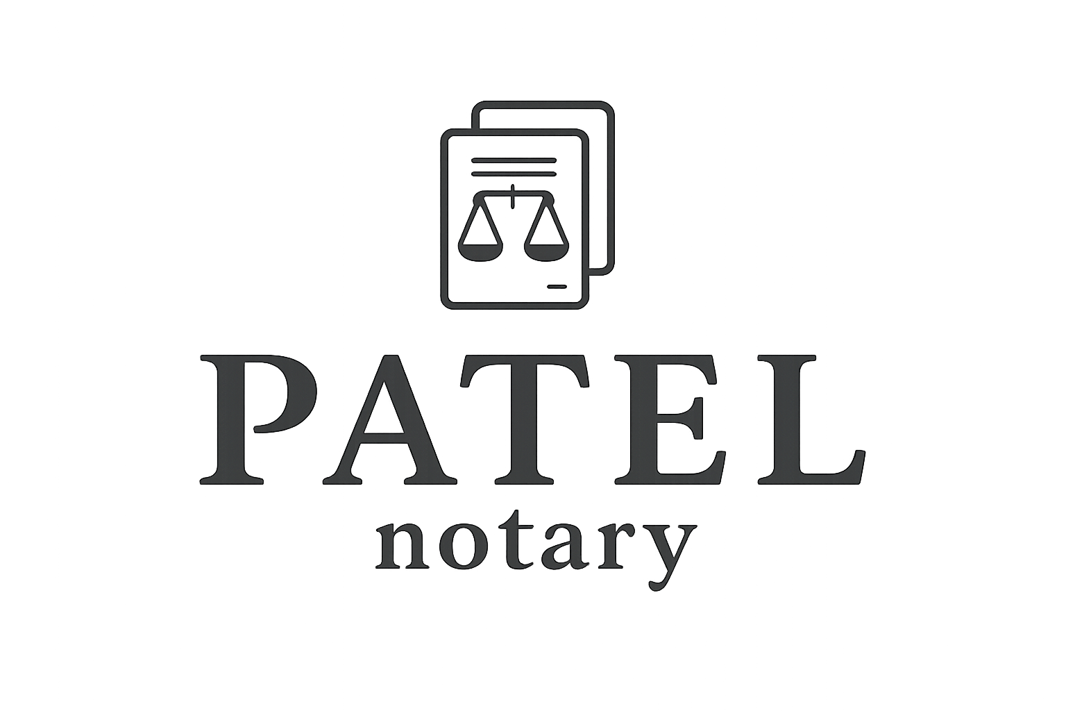 Patel Notary Logo